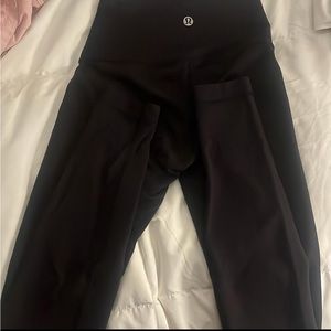 Lululemon black align leggings 25”